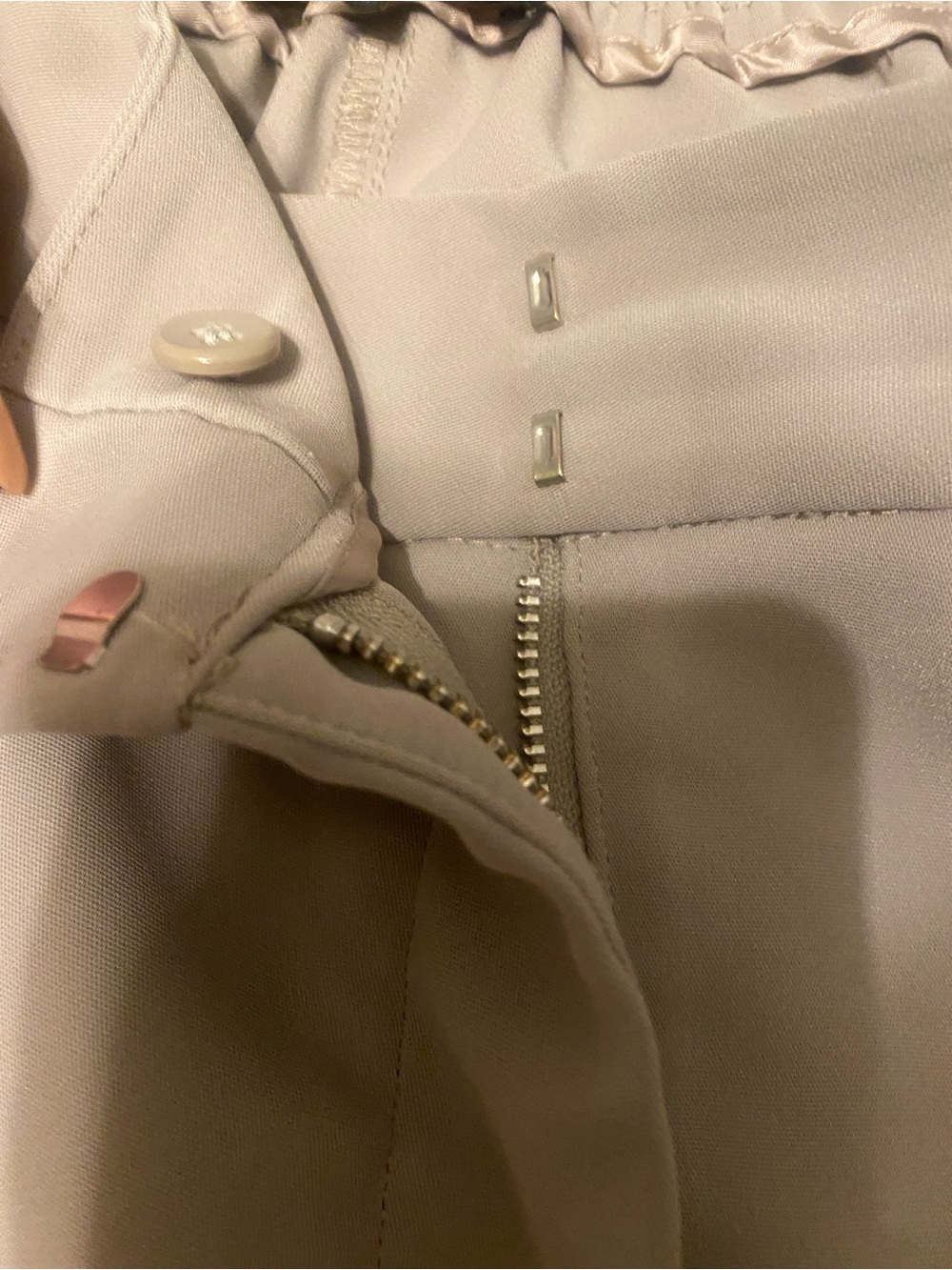 Quince Wide-Leg Pants in Light Taupe - Picture 3 of 7